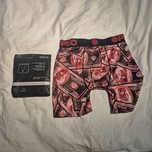 PSD Red Money Print Boxer Briefs